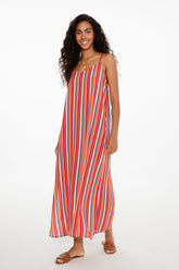 Tropic Thunder strapless maxi dress
